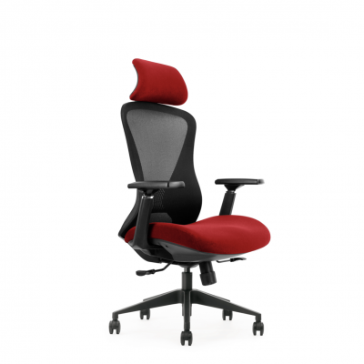 Chaise designer rouge officepro